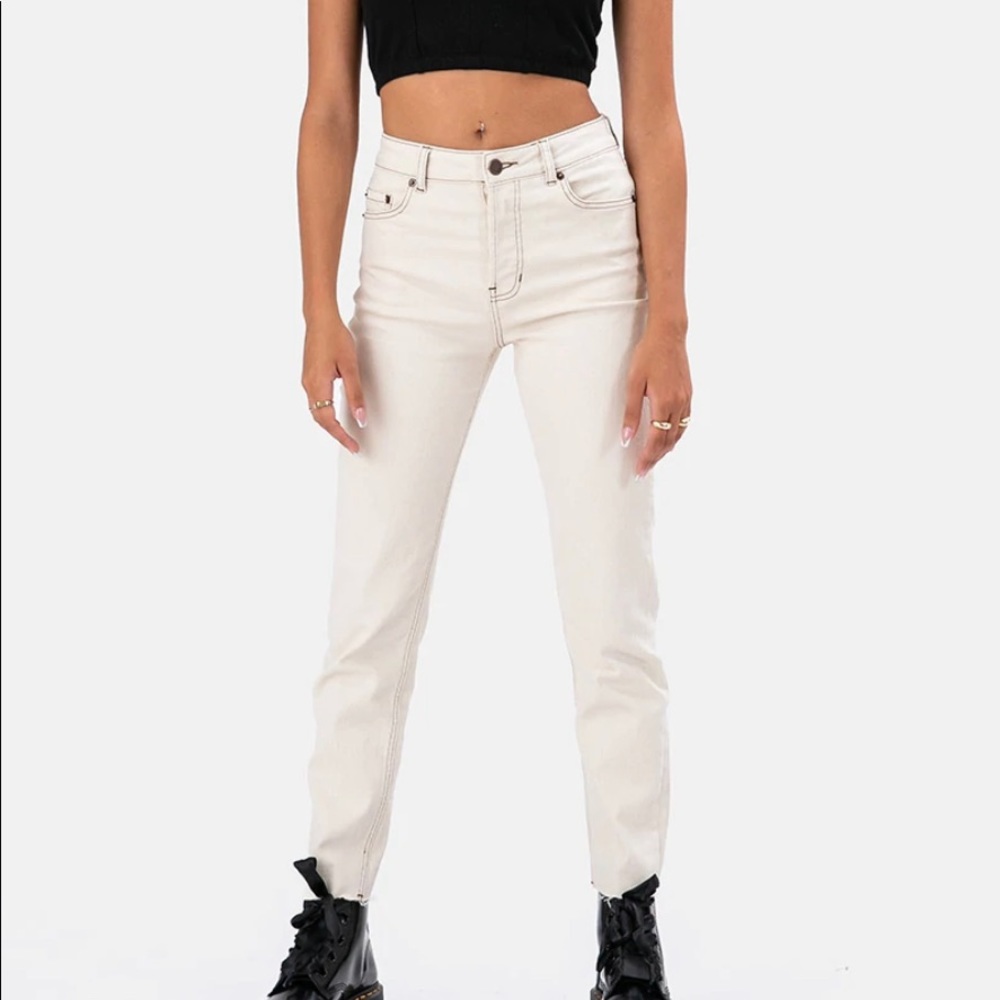 Cream Jeans
